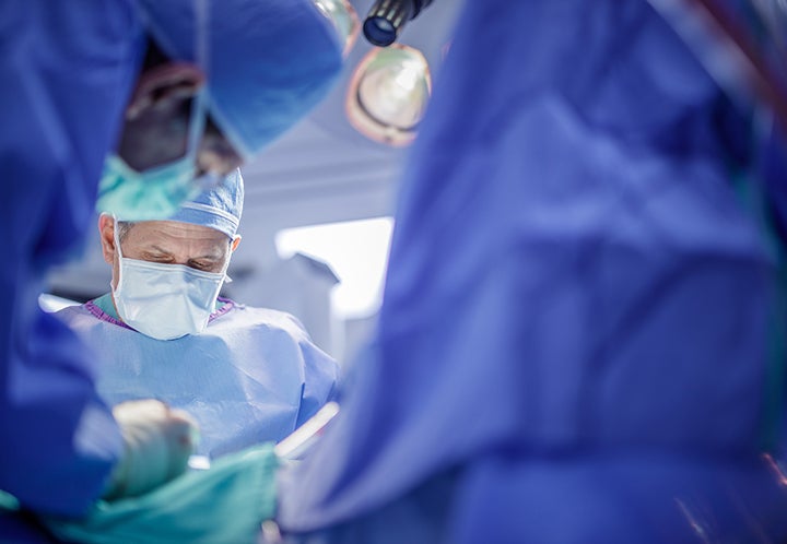 Surgery close up