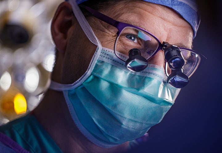 Surgeon close up