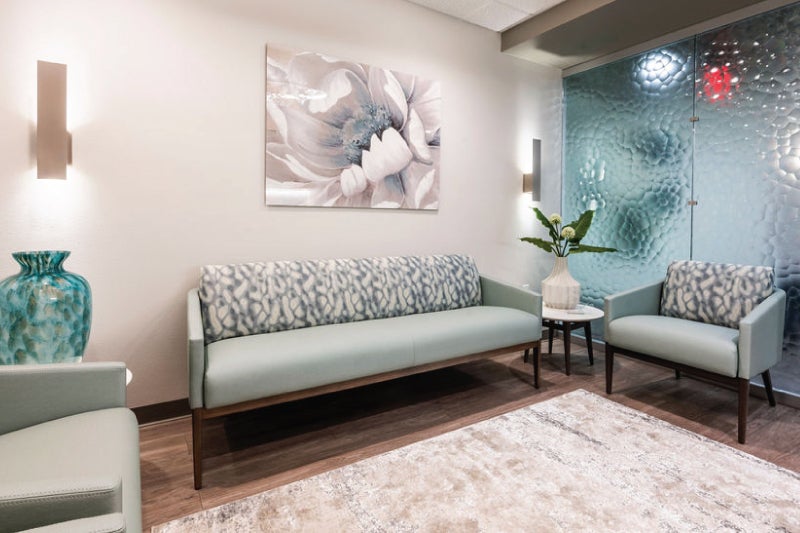 Breast Center waiting room